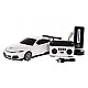 Crazon New Energy children's sports electric car with charging station, RC in white color