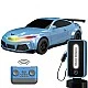 Детска спортна електрическа кола Crazon New Energy със зарядна станция, RC в син цвят