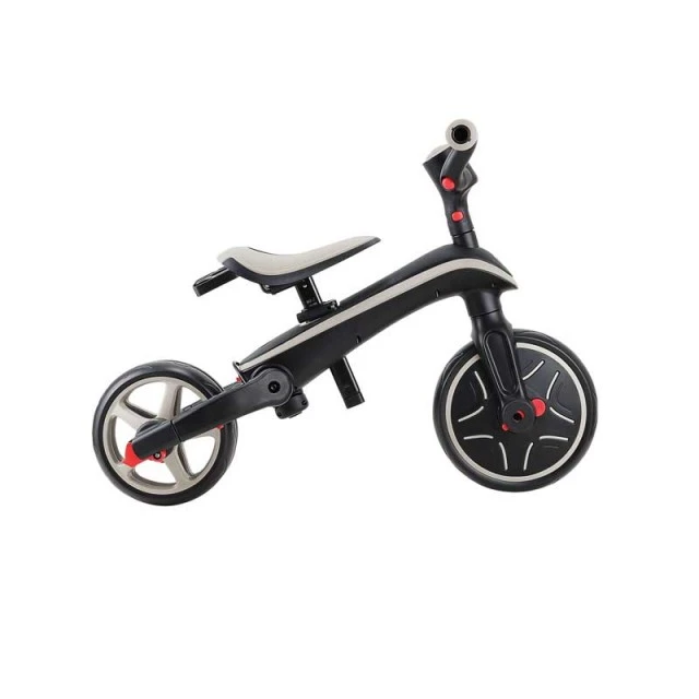 Children's tricycle 4 in 1 GLOBBER EXPLORER TRIKE FOLDABLE, foldable, beige color