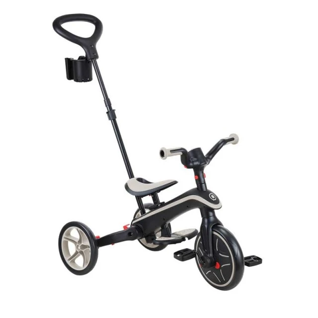 Children's tricycle 4 in 1 GLOBBER EXPLORER TRIKE FOLDABLE, foldable, beige color