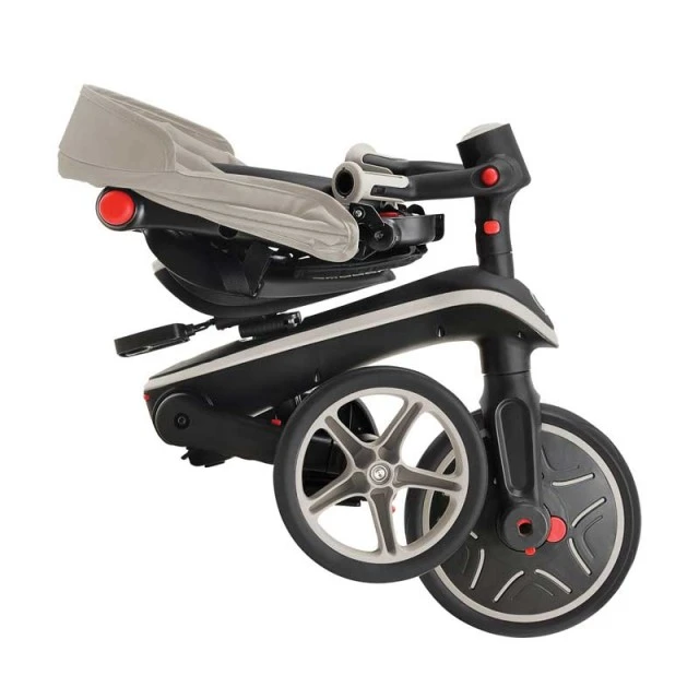 Children's tricycle 4 in 1 GLOBBER EXPLORER TRIKE FOLDABLE, foldable, beige color