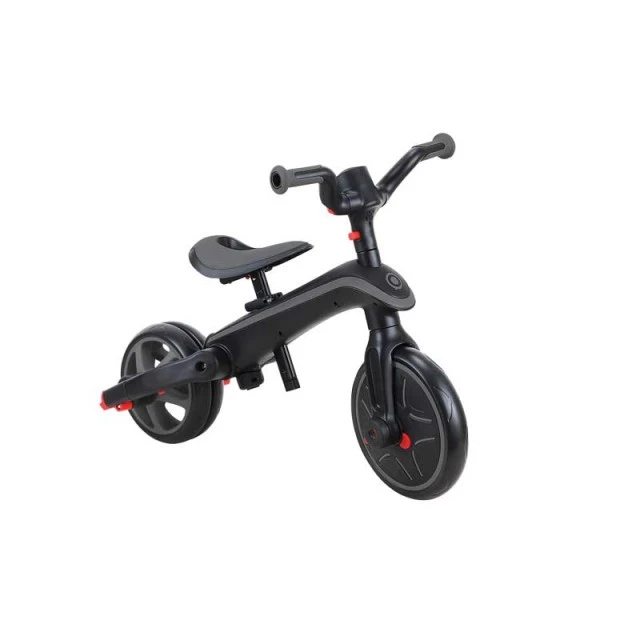Children's tricycle 4 in 1 GLOBBER EXPLORER TRIKE FOLDABLE, foldable, gray-black color