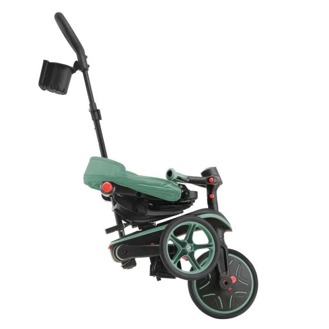 Children's tricycle 4 in 1 GLOBBER EXPLORER TRIKE FOLDABLE, foldable, olive color