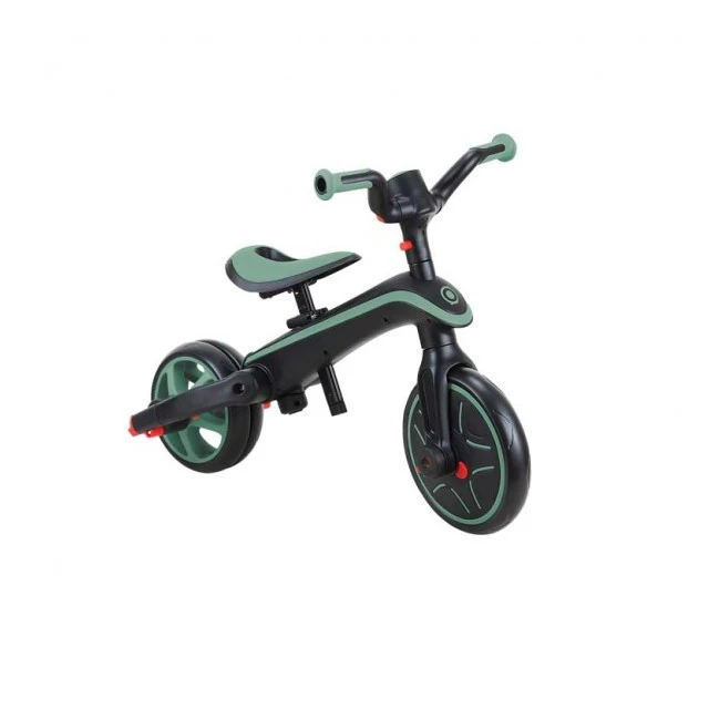 Children's tricycle 4 in 1 GLOBBER EXPLORER TRIKE FOLDABLE, foldable, olive color