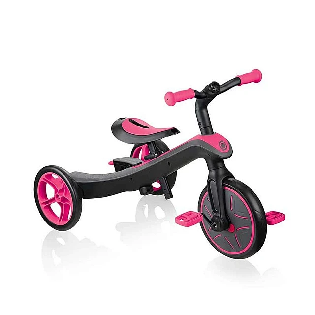 Children's tricycle 4 in 1 Globber Trike Explorer, pink