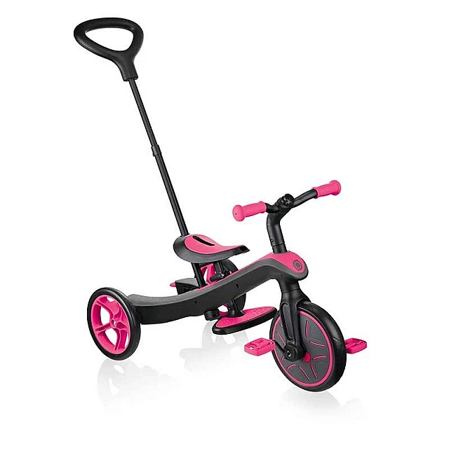 Children's tricycle 4 in 1 Globber Trike Explorer, pink