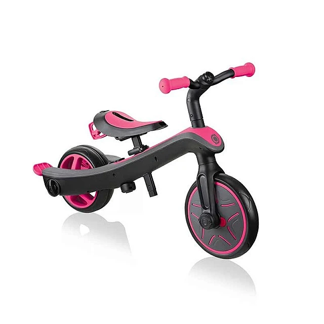 Children's tricycle 4 in 1 Globber Trike Explorer, pink