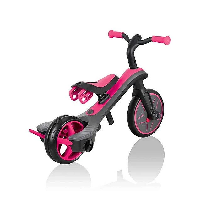 Children's tricycle 4 in 1 Globber Trike Explorer, pink