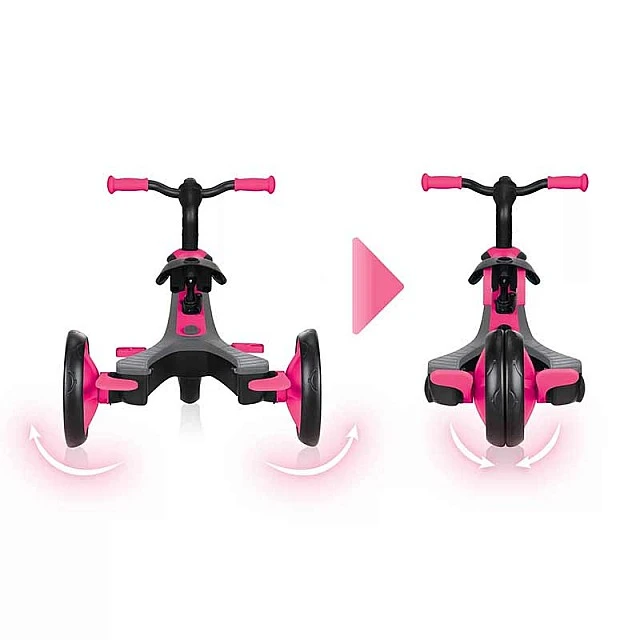 Children's tricycle 4 in 1 Globber Trike Explorer, pink