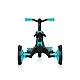 Children's tricycle 4 in 1, Globber Trike Explorer blue-green