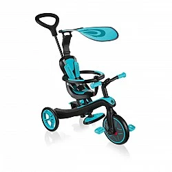 Children's tricycle 4 in 1, Globber Trike Explorer blue-green