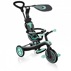 Children's tricycle 4 in 1 Globber Trike Explorer, turquoise
