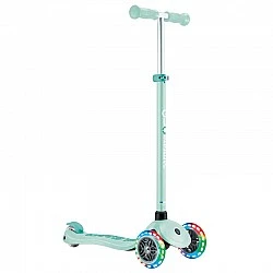 Children’s scooter with 3 light-up wheels GLOBBER PRIMO PLUS LIGHTS, mint