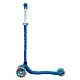 Children's scooter with 3 glowing wheels GLOBBER PRIMO PLUS LIGHTS, blue - green