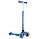 Children's scooter with 3 glowing wheels GLOBBER PRIMO PLUS LIGHTS, blue - green