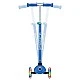 Children's scooter with 3 glowing wheels GLOBBER PRIMO PLUS LIGHTS, blue - green