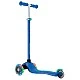 Children's scooter with 3 glowing wheels GLOBBER PRIMO PLUS LIGHTS, blue - green