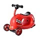 Детска тротинетка с родителски контрол Ferrari 4 в 1 – червена