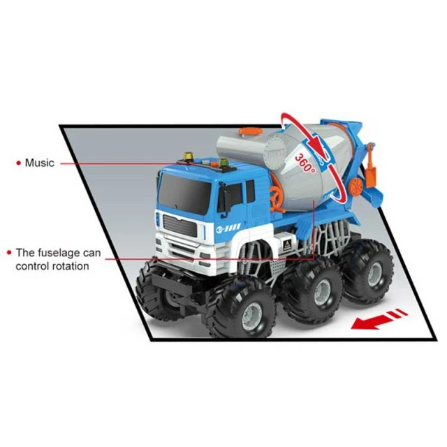 Crazon children’s concrete mixer with sounds, lights and remote control