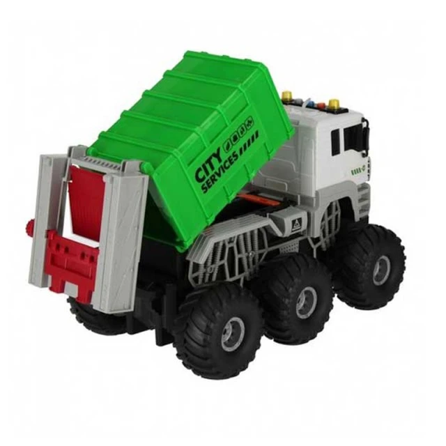 Crazon children’s garbage truck with sounds, lights and remote control