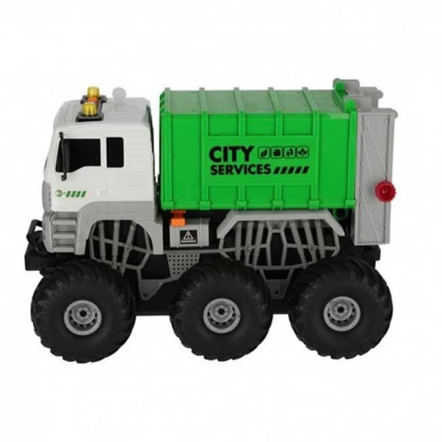 Crazon children’s garbage truck with sounds, lights and remote control