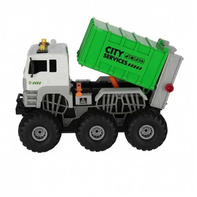 Crazon children’s garbage truck with sounds, lights and remote control