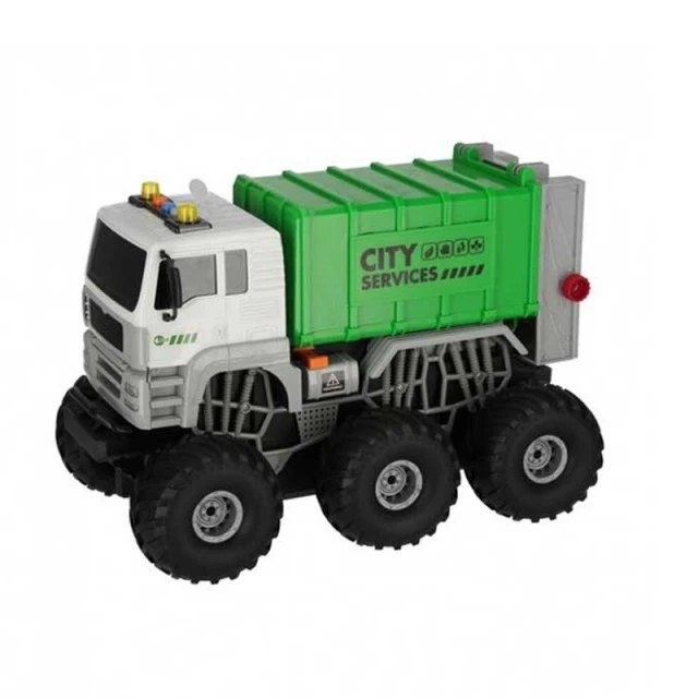 Crazon children’s garbage truck with sounds, lights and remote control