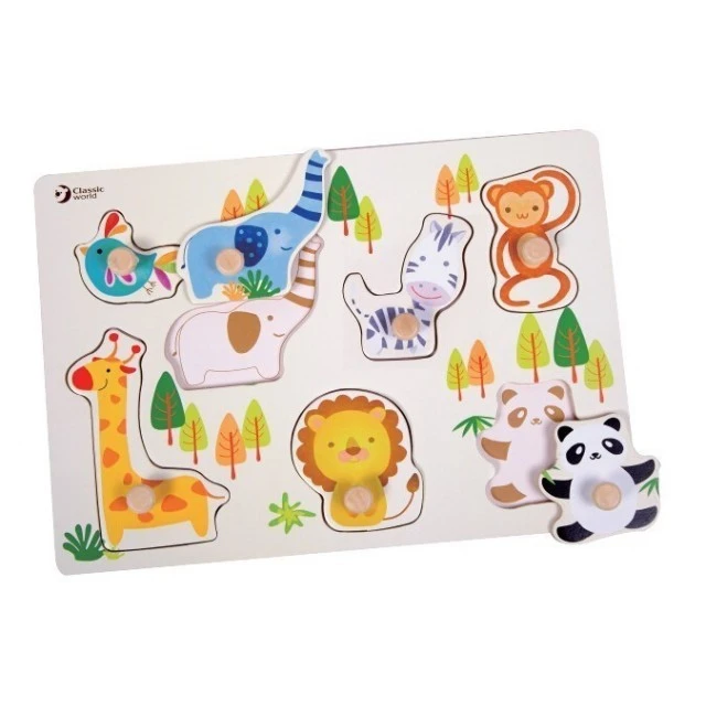 Children’s wooden puzzle - zoo