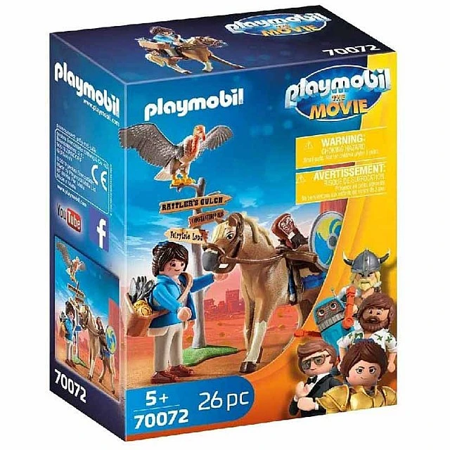 Playmobil children’s construction set, Marla with a horse
