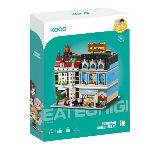 Children's constructor Zoo shop - 3002 parts