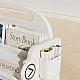 Children's mobile organizer with drawing board - Gray car