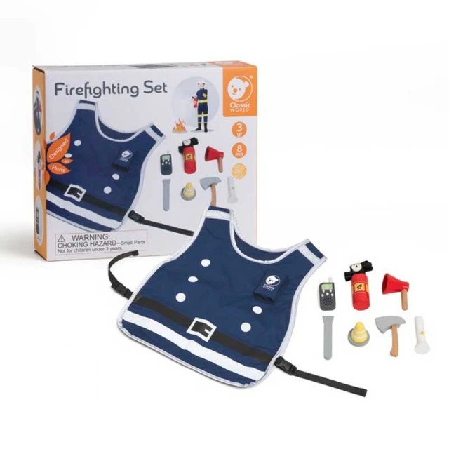 Children’s firefighter play set