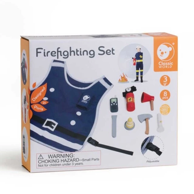 Children’s firefighter play set