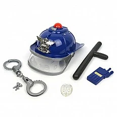 Children's police set for boys, 6 pieces