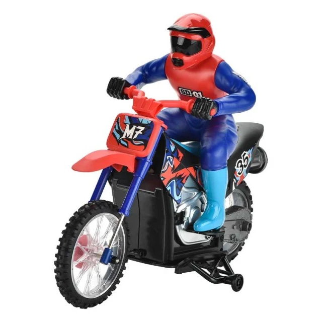 Children’s radio-controlled motorcycle 1:10 with smoke and remote control
