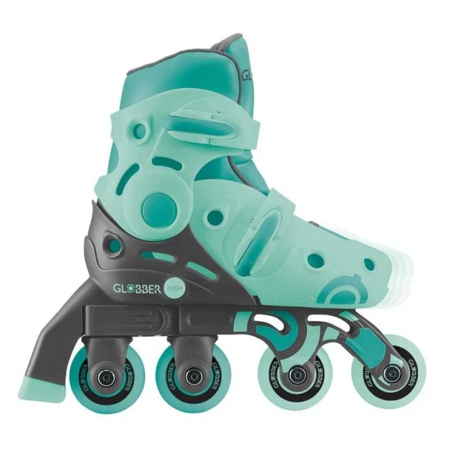 Children’s roller skates GLOBBER 2 in 1, size 26-29, mint green