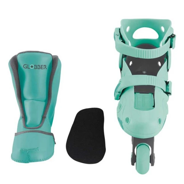Children’s roller skates GLOBBER 2 in 1, size 26-29, mint green