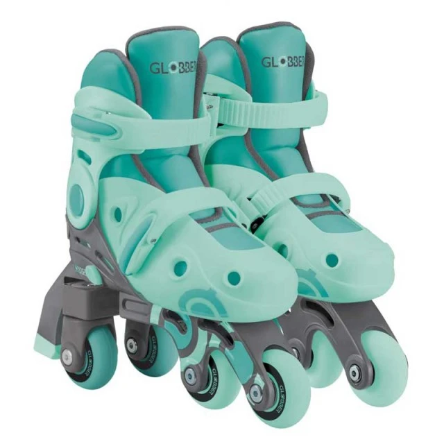 Children’s roller skates GLOBBER 2 in 1, size 26-29, mint green