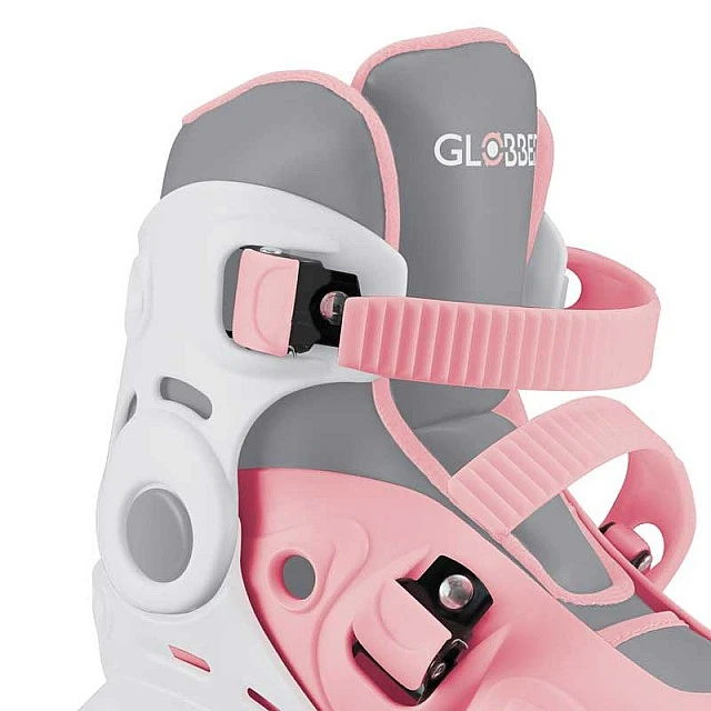 Children’s roller skates GLOBBER 2 in 1, size 26-29, pastel pink