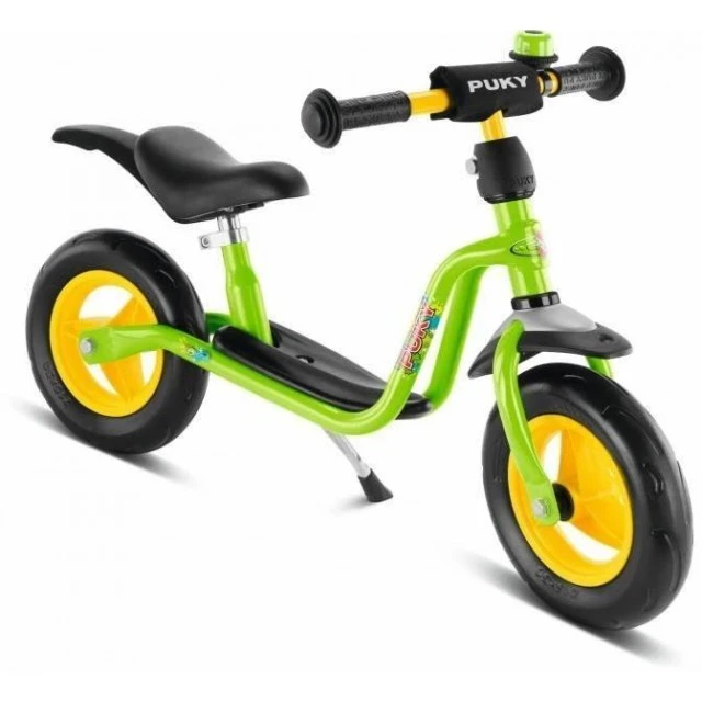 PUKY LR M PLUS - kiwi - Children's bike without pedals with step and bell