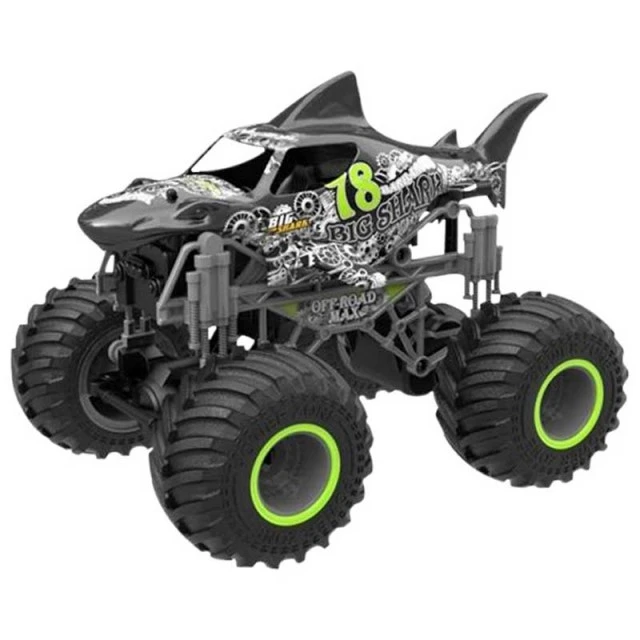 Jeep "Shark" for stunts, with remote control, gray 1:16