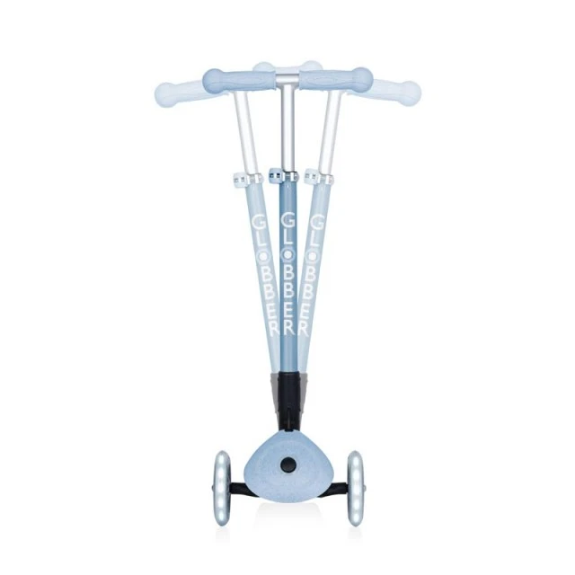 Eco scooter for kids PRIMO FOLDABLE LIGHTS ECO – blueberry colour