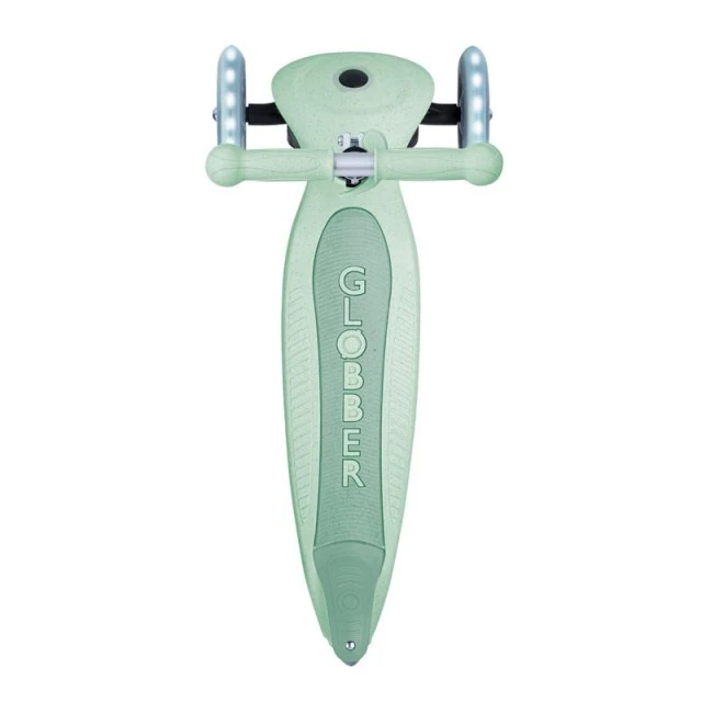 Eco scooter for kids PRIMO FOLDABLE LIGHTS ECO – pistachio colour