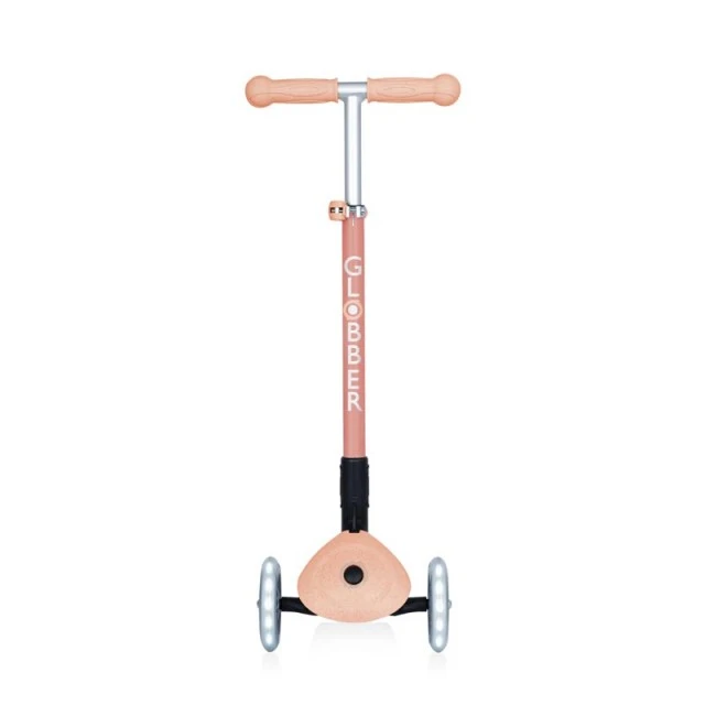 Eco scooter for children PRIMO FOLDABLE LIGHTS ECO - peach color