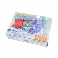 Experiment with electrical circuits for children - shooting a ball