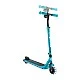 Electric scooter with light platform and wheels GLOBBER E-MOTION 6 - emerald green