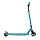 Electric scooter with light platform and wheels GLOBBER E-MOTION 6 - emerald green