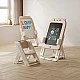 2 в 1 детска дъска за рисуване Feelkids с конструктор и столче – кафява