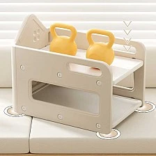 Feelkids baby changing mat with compartment for diapers and baby accessories – beige