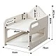 Feelkids baby changing mat with compartment for diapers and baby accessories – white